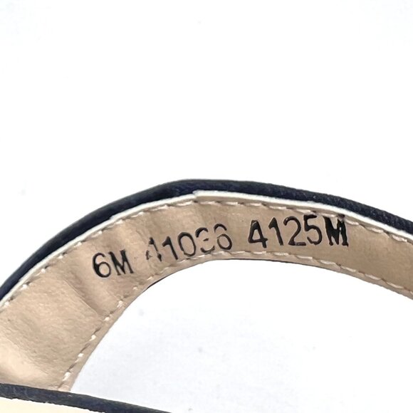 Touch Ups‎ Womens Size 6 Reagan Navy Blue Dress Sandals Heels Shoes 4125M - Picture 12 of 13